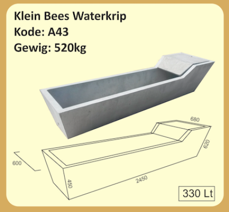 Klein Bees Waterkrip